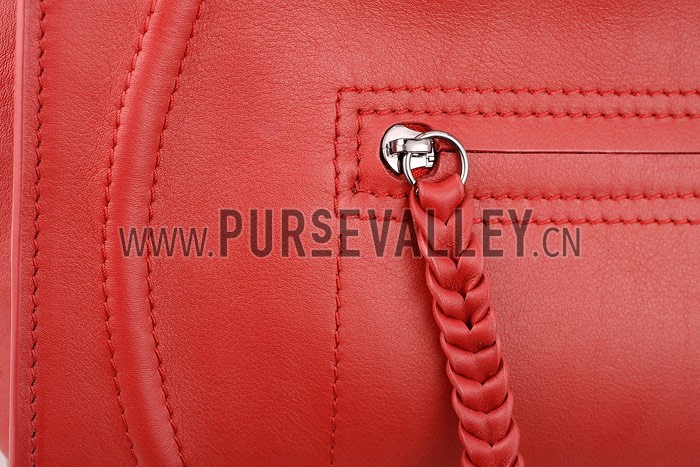 Celine Luggage Phantom Tote Red