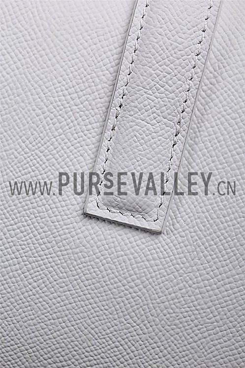 Hermes Jige Elan 29 White Clutch 608015
