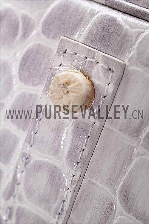 Hermes Birkin 35 Crocodile White 608064