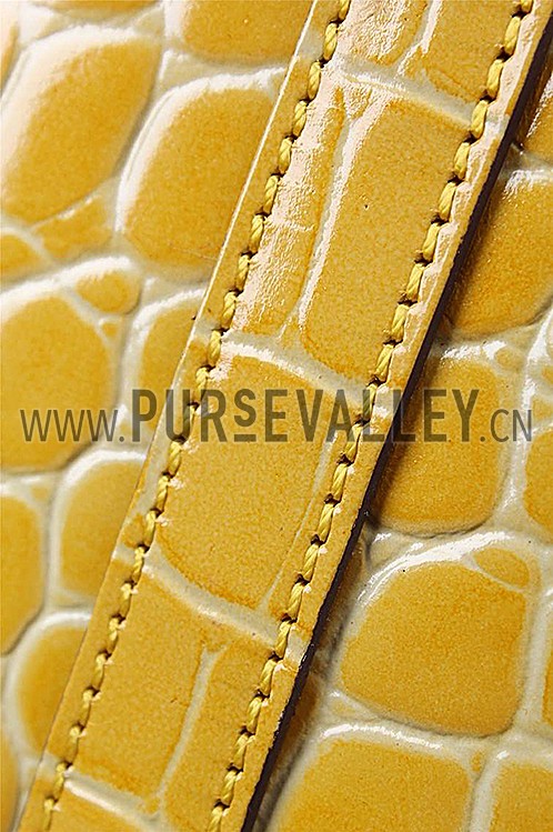 Hermes Birkin 35 Crocodile Yellow 608065