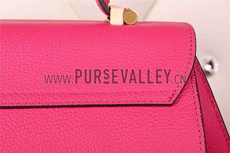 Hermes Stirrup Shoulder Bag Pink 608100
