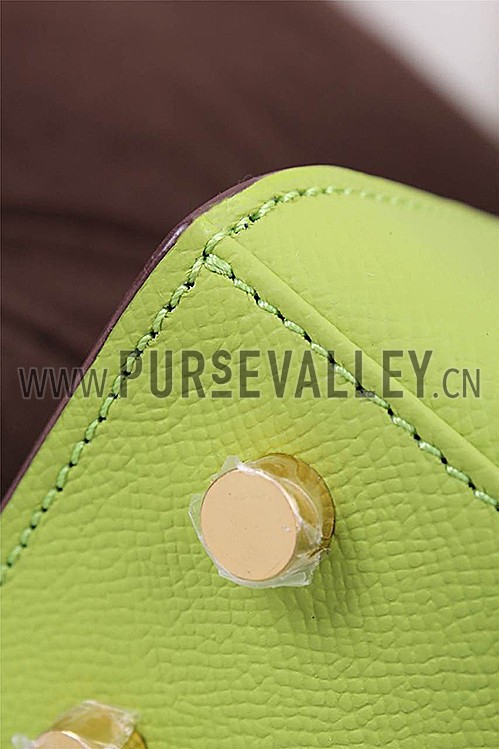 Hermes Kelly Apple Green 608134
