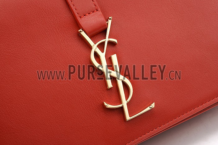 Saint Laurent Universite Flap Bag Red 608211