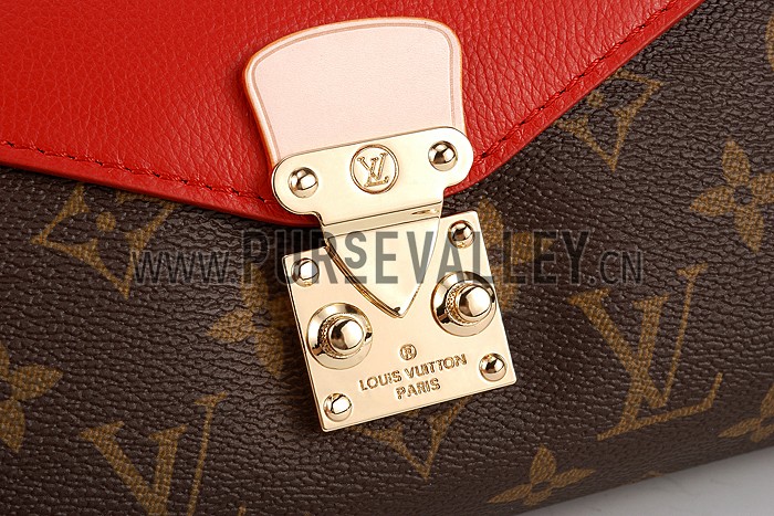Louis Vuitton Pallas Chain Bag Red 608251