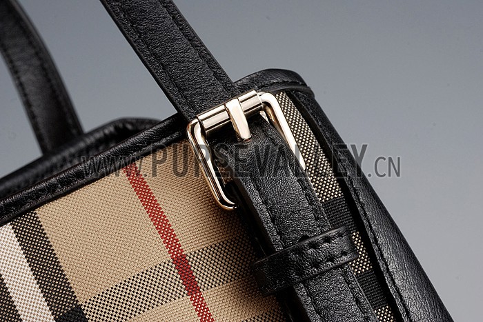 Burberry Small Horseferry Check Tote Bag Honey Tan 608267