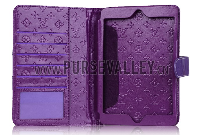 Louis Vuitton Vernis Mini iPad Wallet Case Purple