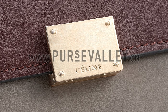 Celine Trapeze Beige Bag 607302