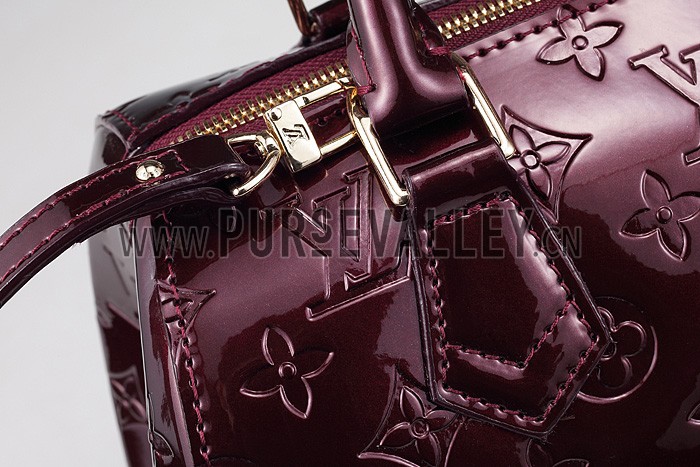 Louis Vuitton Monogram Vernis Montana Plum (Dark Red) 607369