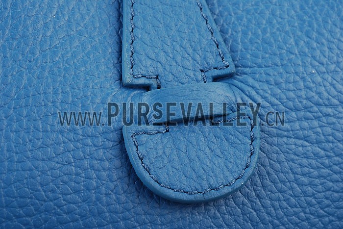 Hermes Blue Evelyne Shoulder Bag