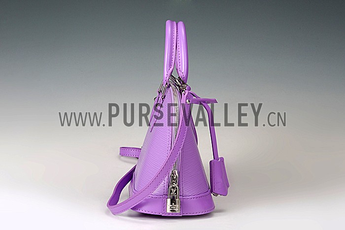 Louis Vuitton Alma BB Purple Epi Leather 607506
