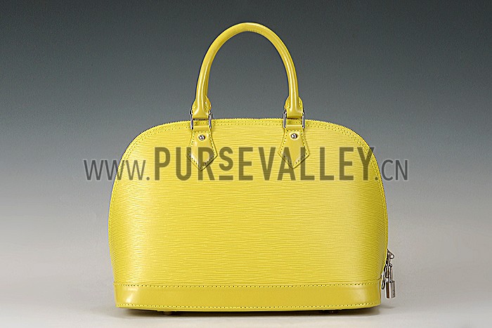 Louis Vuitton Alma PM Pistache Epi Leather 607507