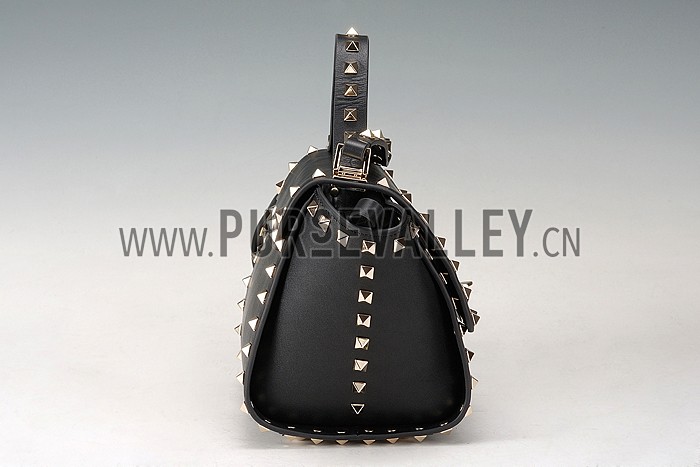 Valentino Rockstud Shoulder Bag Black 607531