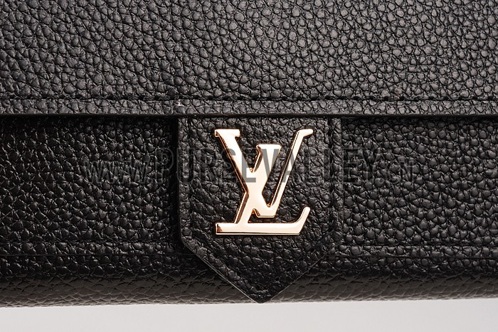 Louis Vuitton Lockme Wallet Black