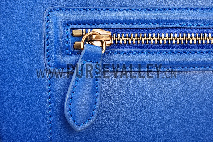 Celine Micro Luggage Blue