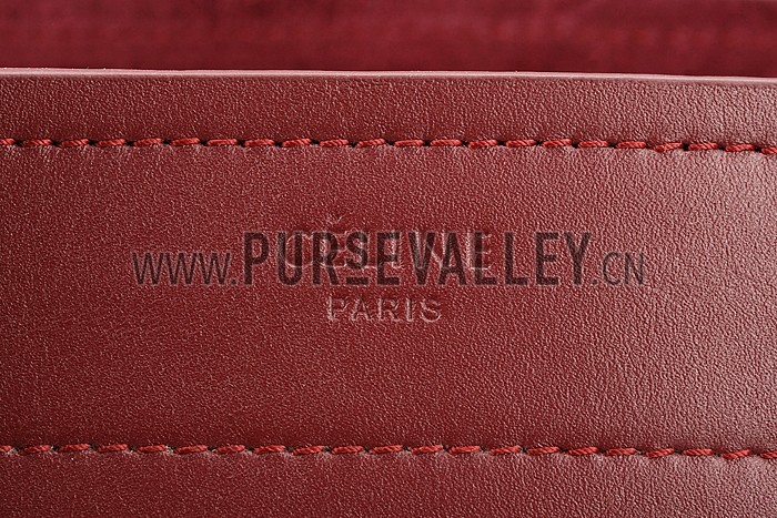 Celine Phantom Medium Burgundy