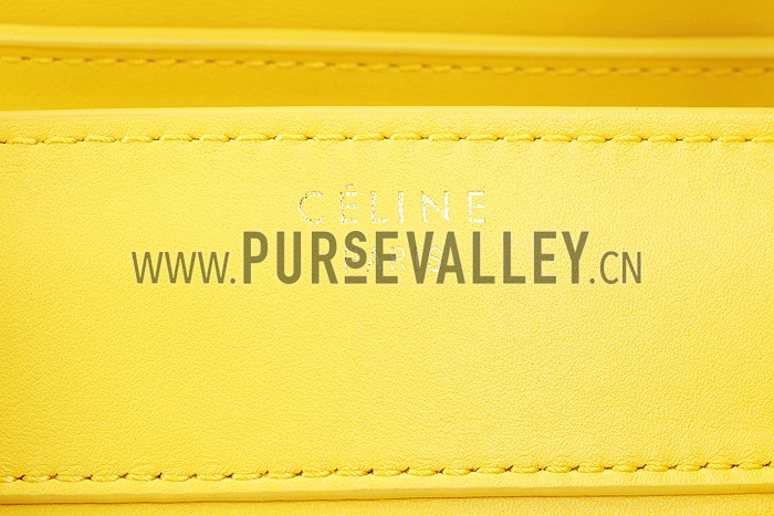 Celine Micro Luggage Yellow