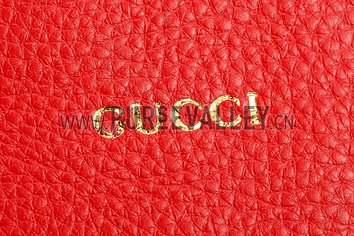 Gucci Bright Leather Bag Red