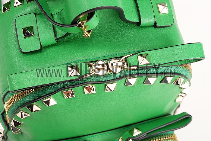 Valentino RockStud Green Backpack