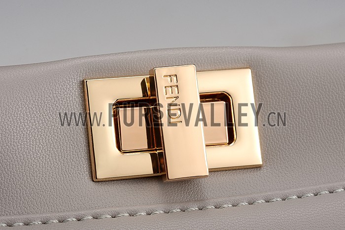 Fendi Peekaboo Karlito Capsule Detail Grey Bag