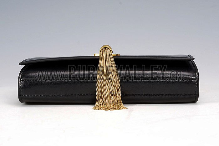 Saint Laurent Medium Cassandre Tassel Black Bag 608308