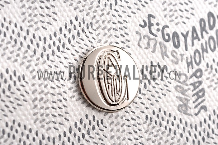 Goyard St Louis Tote White