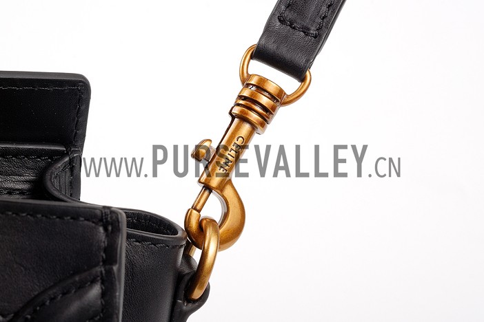 Celine Nano Luggage Black And White