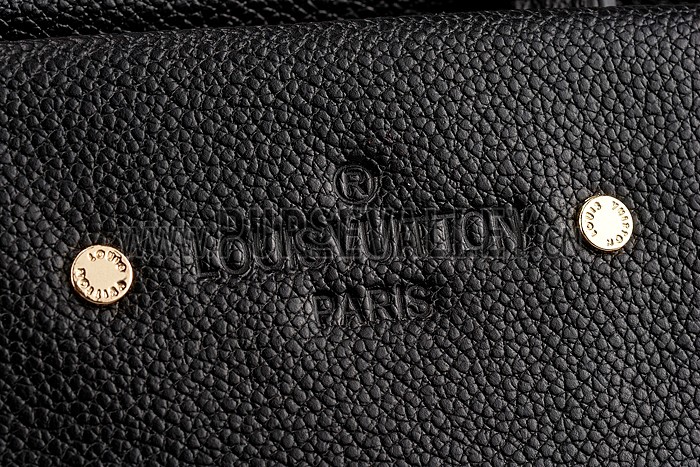 Louis Vuitton Monogram Pallas Shopper Bag Black