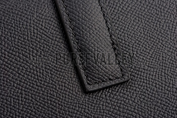 Hermes Jige Elan 29 Black Clutch 608008