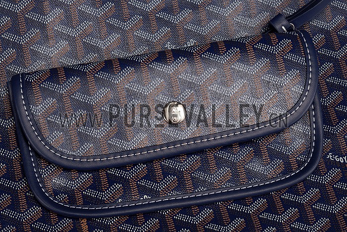 Goyard St Louis Tote Navy Blue