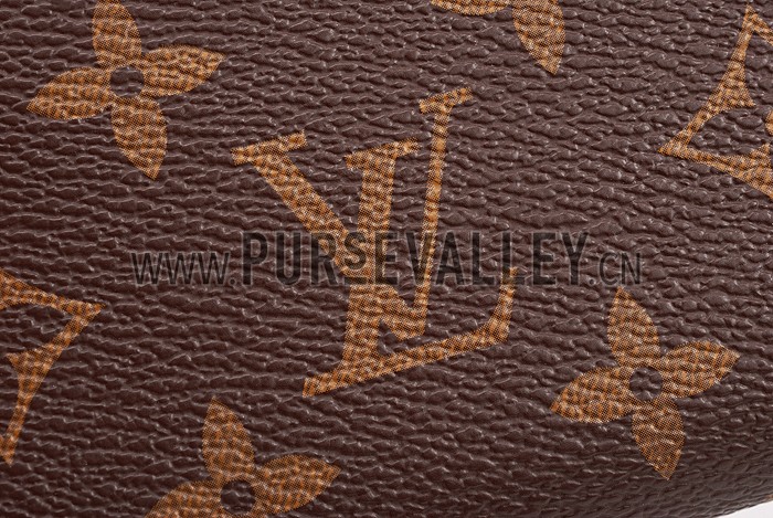 Louis Vuitton Monogram Canvas Zippy Wallet With Rose Leather Zipper Pull 608253