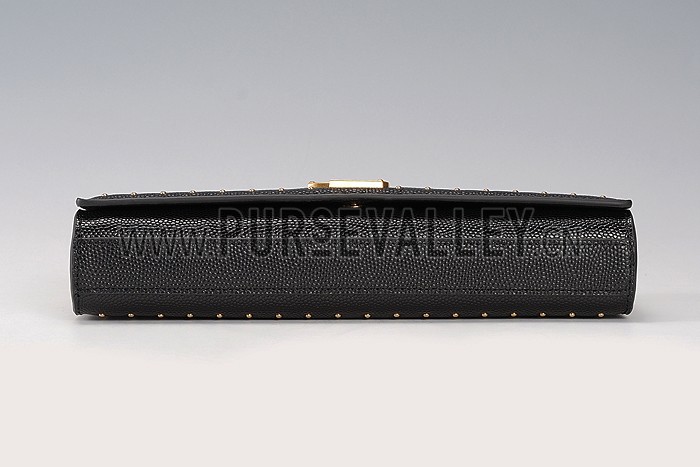 Saint Laurent Classic Monogramme Studded Clutch 608309