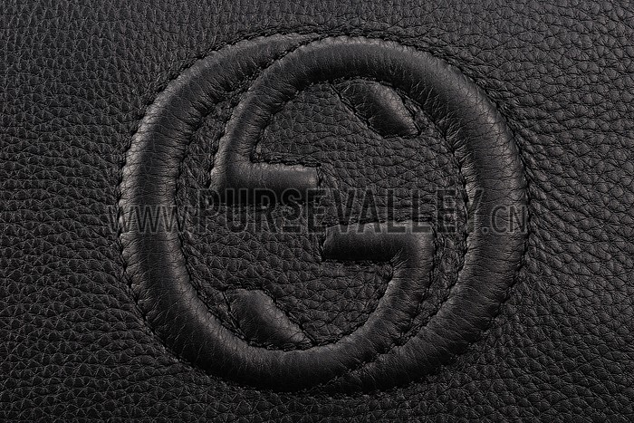 Gucci Soho Leather Shoulder Bag Black
