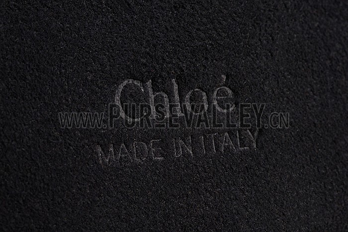 Chloe Faye Small Bag Black Suede Leather Flap