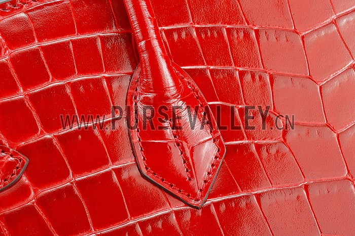 Hermes Birkin 35 Crocodile Red 608063