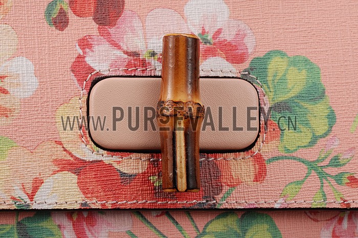 Gucci Bamboo Daily Blooms Bag Blush Pink