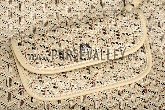 Goyard St Louis Tote Beige