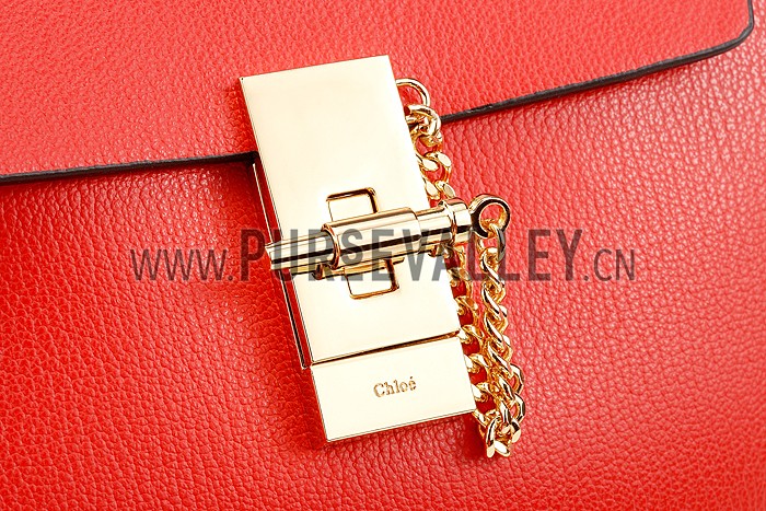 Chloe Drew Bag Red