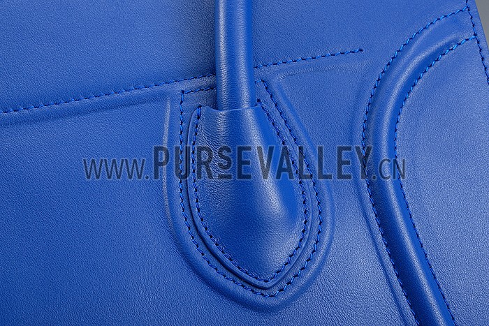 Celine Luggage Phantom Tote Blue