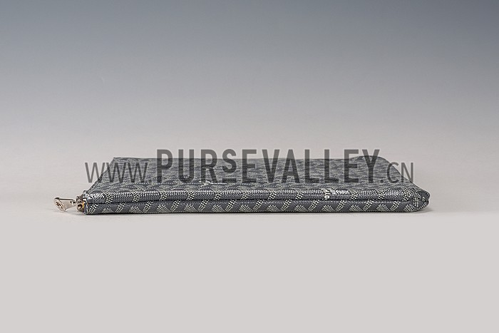 Goyard Zipped Pouch Grey