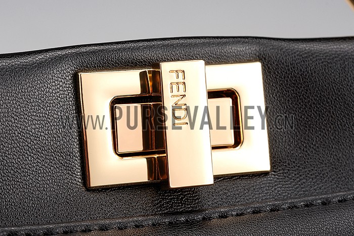 Fendi Peekaboo Karlito Capsule Black Bag