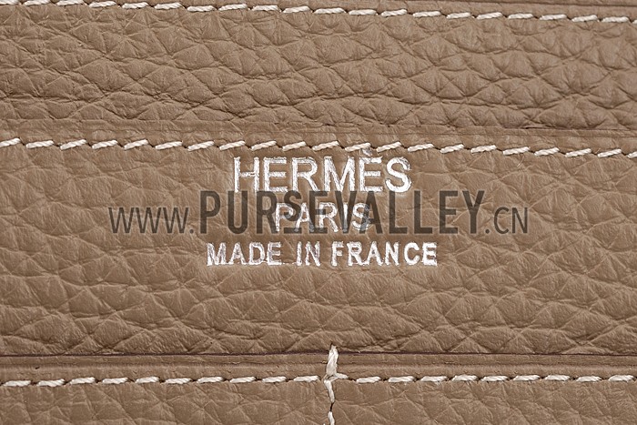 Hermes Dogon Wallet Taupe 18926636