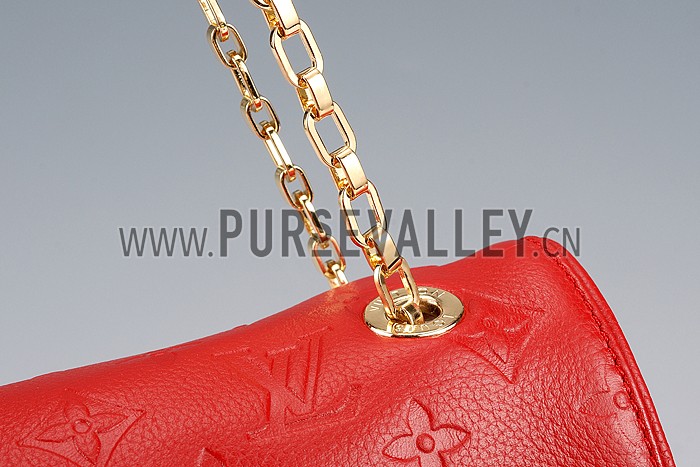 Louis Vuitton Monogram Empreinte St Germain Red Bag