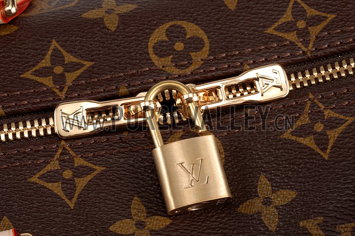 Louis Vuitton Monogram Speedy 30 Bag With Chain Shoulder Strap