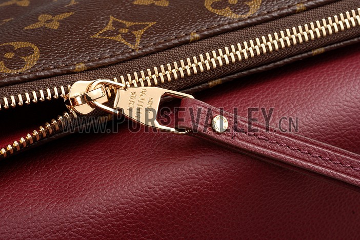 Louis Vuitton Monogram Twinset Dark Red