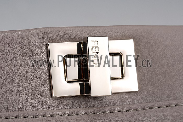Fendi Peekaboo Mini Grey Bag