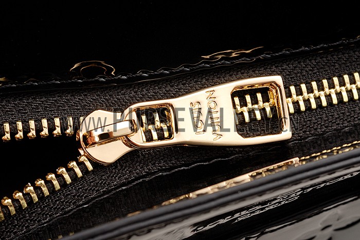 Louis Vuitton Brea Monogram Vernis PM Bag Black