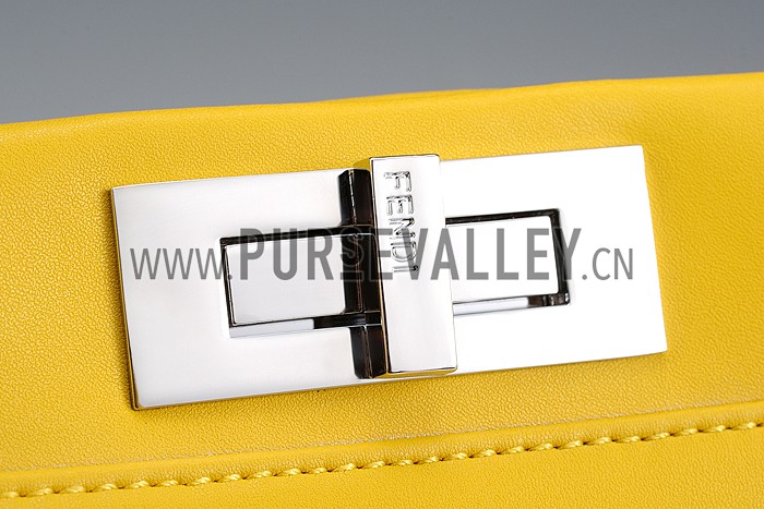 Fendi Peekaboo Medium Yellow Bag