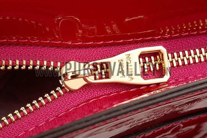 Louis Vuitton Brea Monogram Vernis PM Bag Cherry
