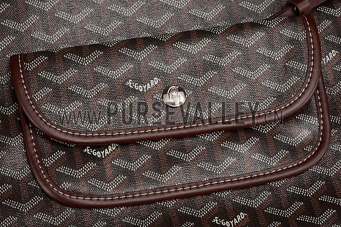 Goyard St Louis Tote Brown