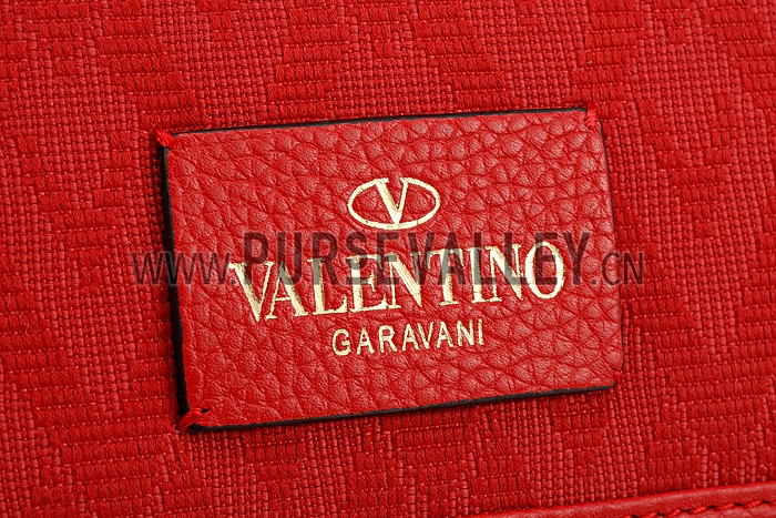 Valentino Viva Valentino Fabric B-Rockstud Bag Red